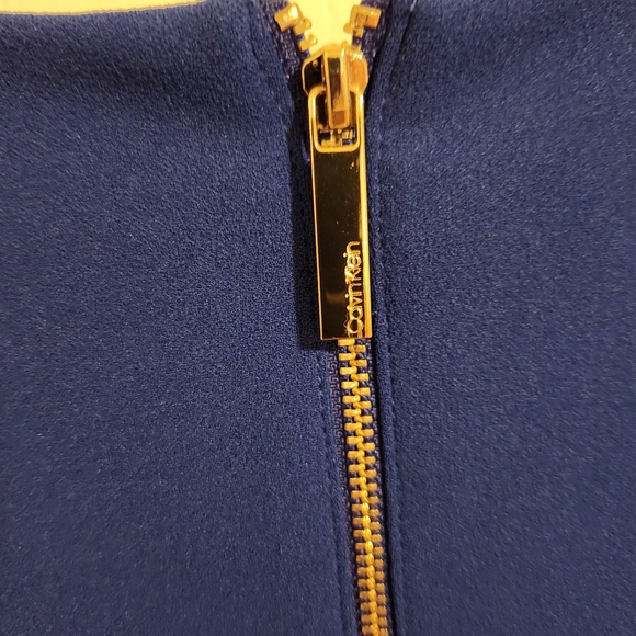 New With Tags Calvin Klein Royal Blue Midi Dress FINAL PRICE - Picture 5 of 5